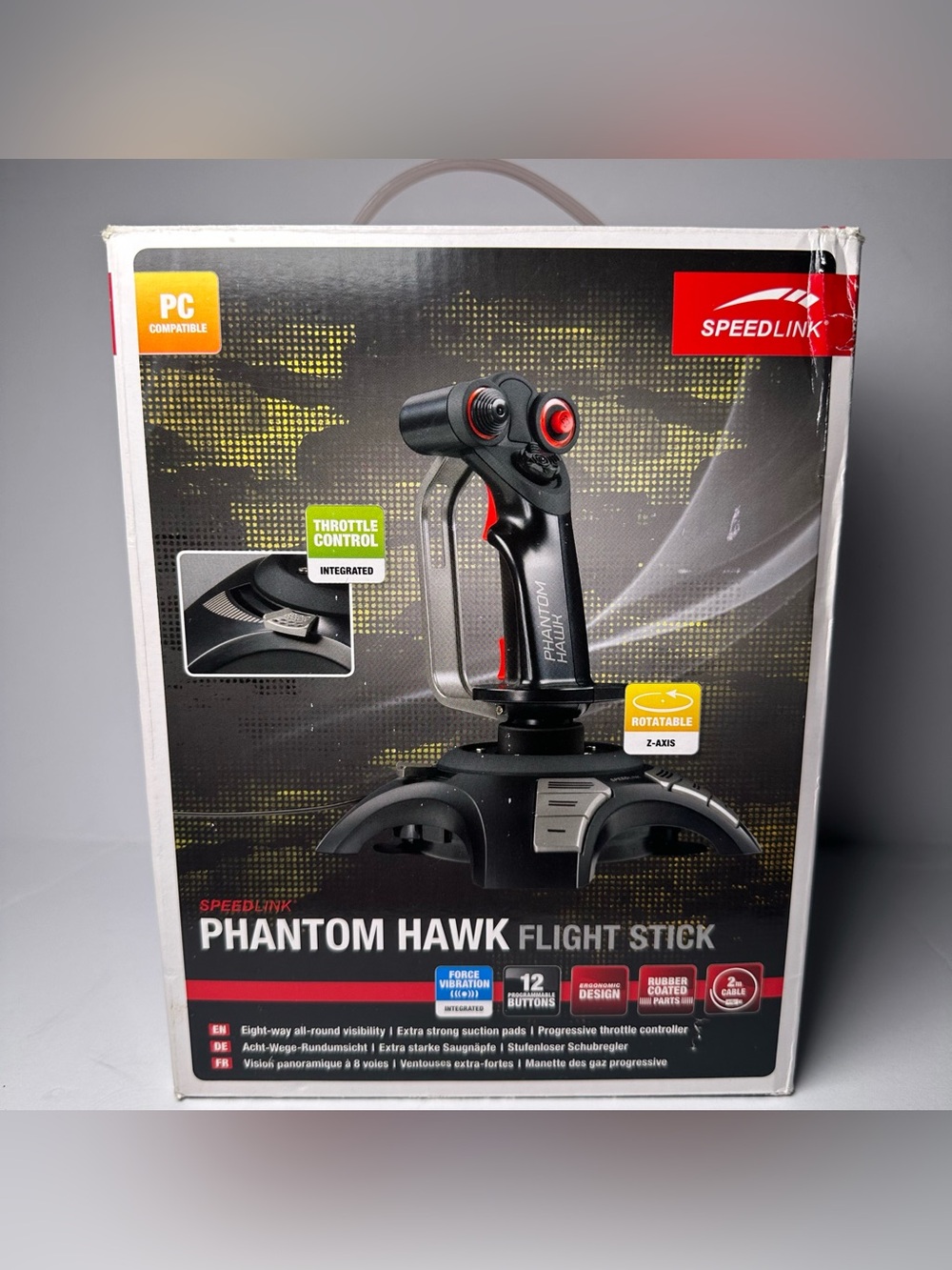 Phantom Hawk Flight Stick Simulator Gaming Joystick USB Wired Windows PC NEW
